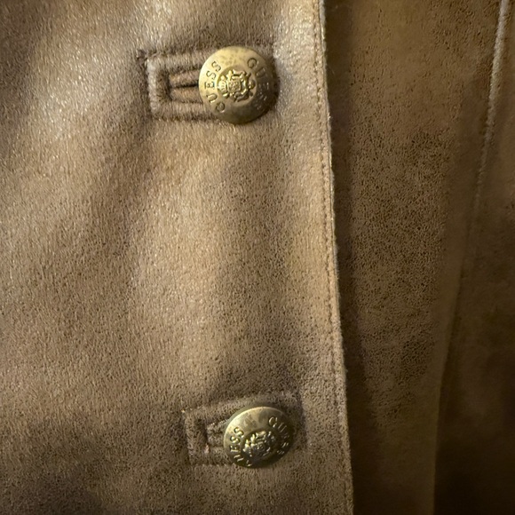 Guess Faux Leather Faux Fur Collar Coat size Medium. New with Tags. - Picture 4 of 6